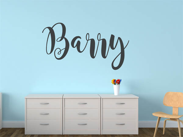 Wandtattoo Barry in Handschrift