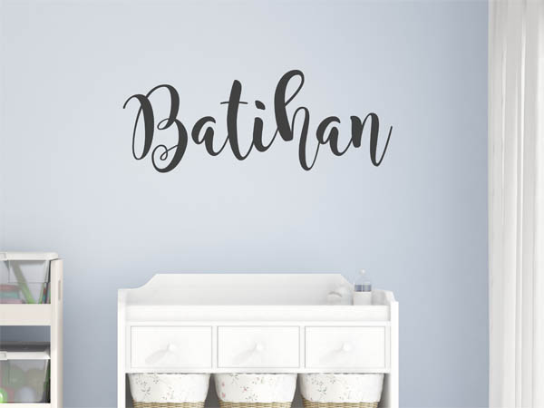 Wandtattoo Batihan in Handschrift