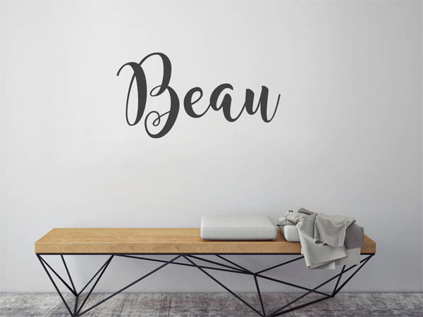 Wandtattoo Beau in Handschrift
