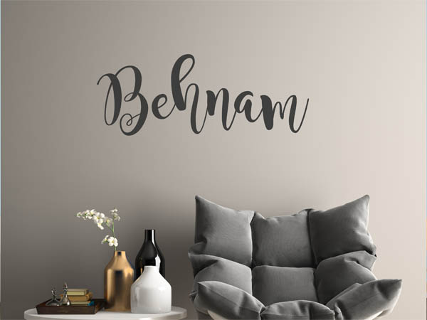 Wandtattoo Behnam in Handschrift