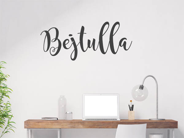 Wandtattoo Bejtulla in Handschrift