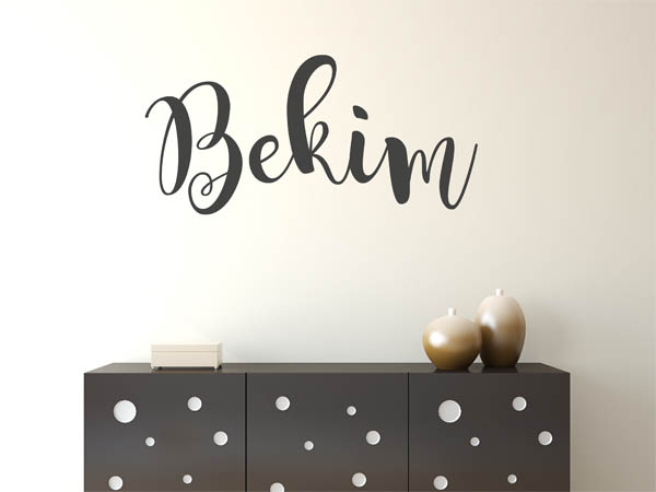 Wandtattoo Bekim in Handschrift