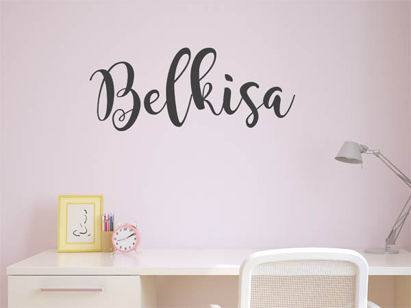Wandtattoo Belkisa in Handschrift