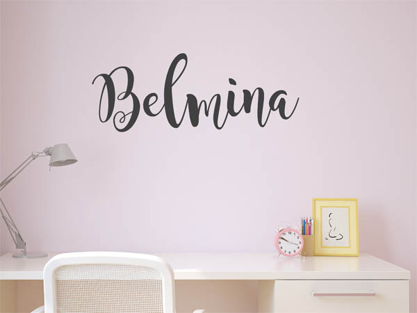 Wandtattoo Belmina in Handschrift