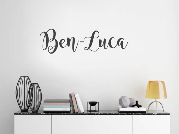 Wandtattoo Ben-Luca in Handschrift
