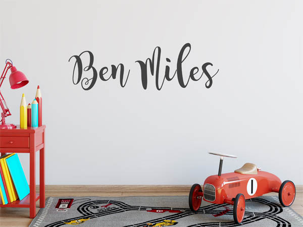 Wandtattoo Ben Miles in Handschrift