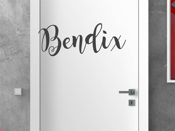 Wandtattoo Bendix in Handschrift