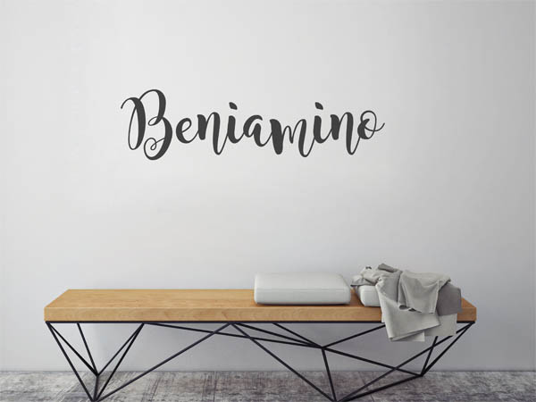 Wandtattoo Beniamino in Handschrift