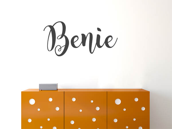 Wandtattoo Benie in Handschrift