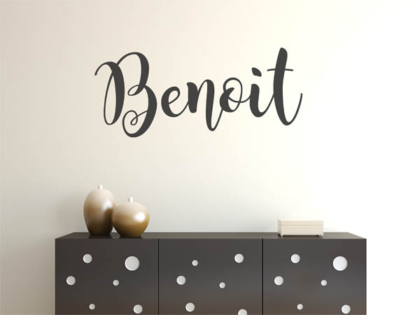 Wandtattoo Benoit in Handschrift