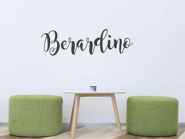 Wandtattoo Berardino in Handschrift