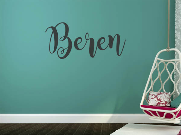 Wandtattoo Beren in Handschrift