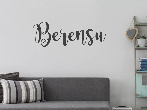 Wandtattoo Berensu in Handschrift