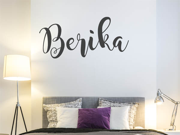 Wandtattoo Berika in Handschrift
