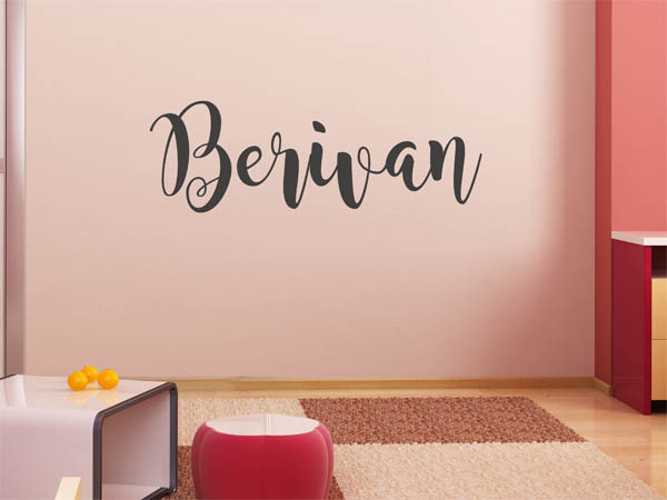 Wandtattoo Berivan in Handschrift