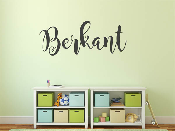 Wandtattoo Berkant in Handschrift