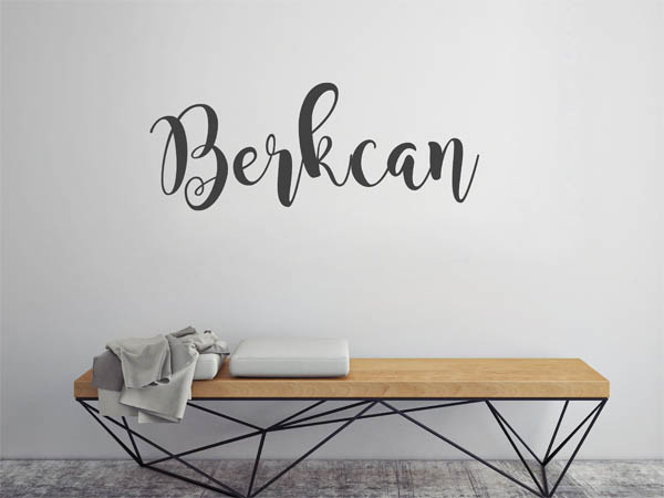 Wandtattoo Berkcan in Handschrift