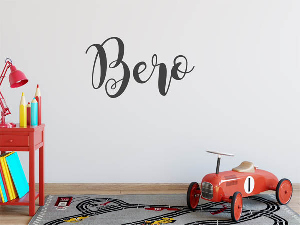Wandtattoo Bero in Handschrift