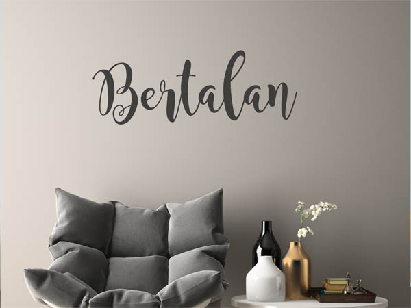 Wandtattoo Bertalan in Handschrift