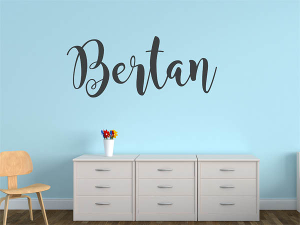 Wandtattoo Bertan in Handschrift