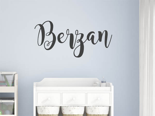 Wandtattoo Berzan in Handschrift