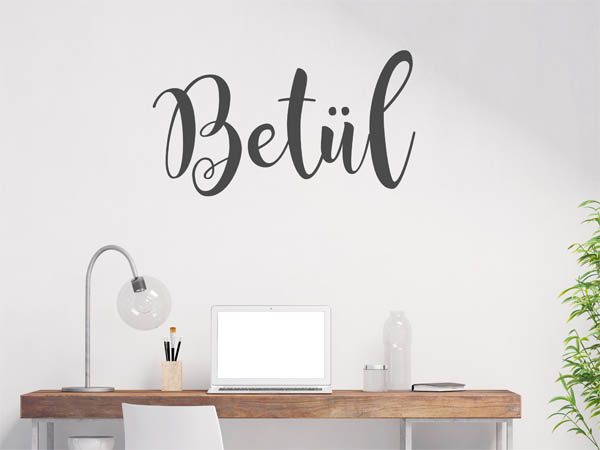 Wandtattoo Betül in Handschrift