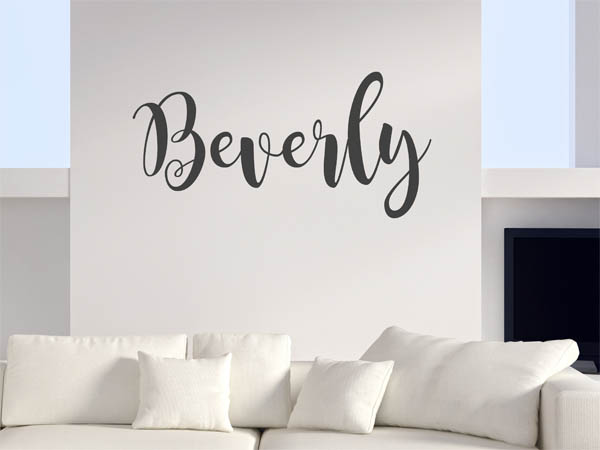 Wandtattoo Beverly in Handschrift