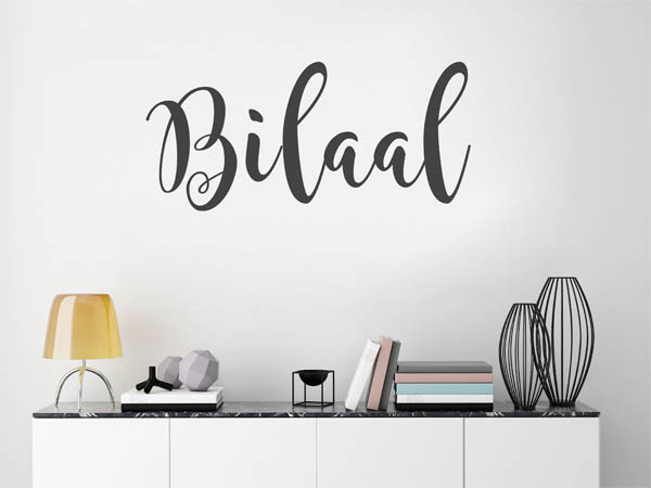 Wandtattoo Bilaal in Handschrift