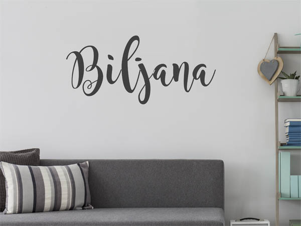 Wandtattoo Biljana in Handschrift