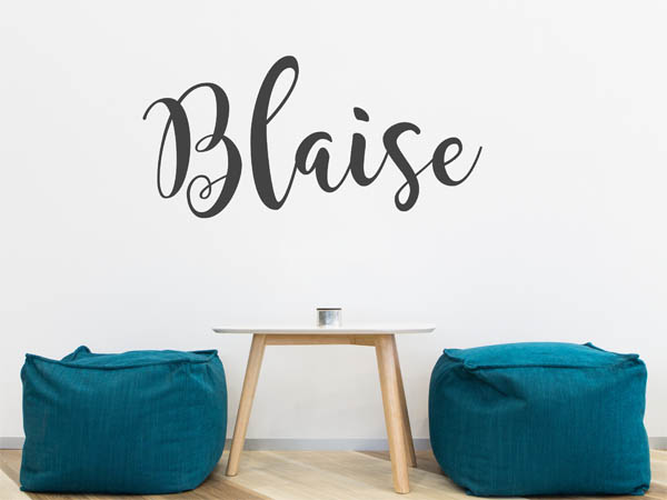 Wandtattoo Blaise in Handschrift
