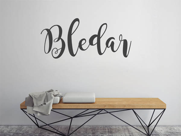 Wandtattoo Bledar in Handschrift
