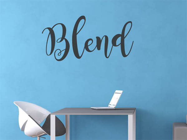 Wandtattoo Blend in Handschrift