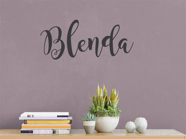Wandtattoo Blenda in Handschrift