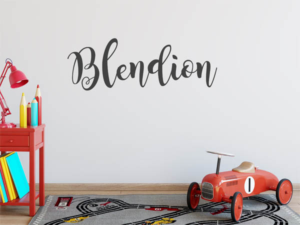 Wandtattoo Blendion in Handschrift
