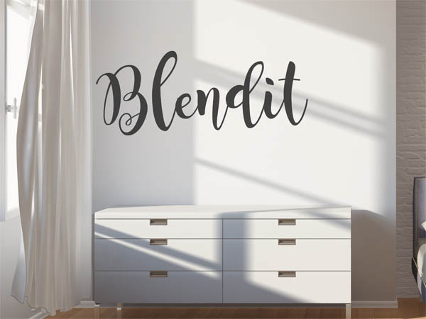 Wandtattoo Blendit in Handschrift