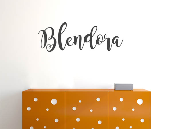 Wandtattoo Blendora in Handschrift