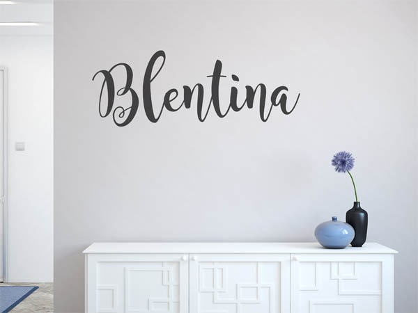 Wandtattoo Blentina in Handschrift