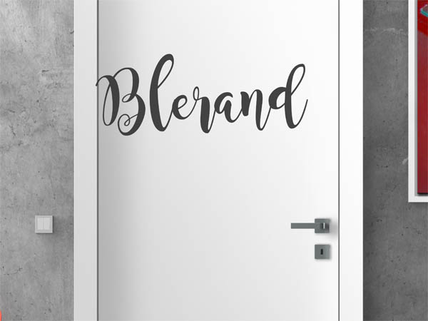Wandtattoo Blerand in Handschrift