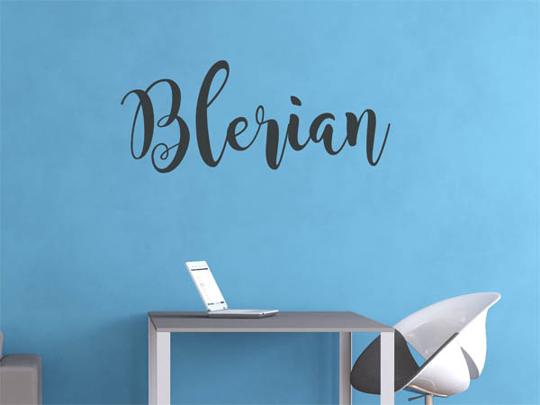 Wandtattoo Blerian in Handschrift