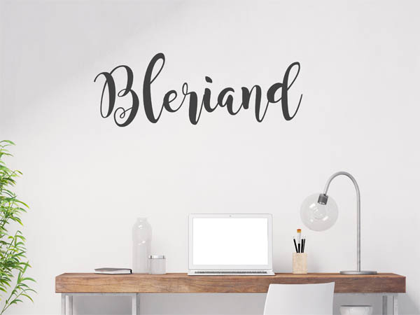 Wandtattoo Bleriand in Handschrift