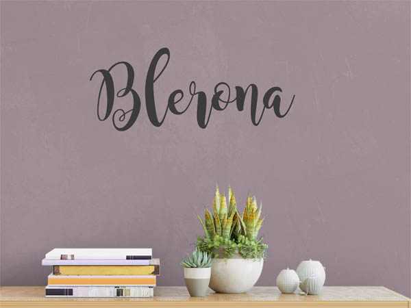 Wandtattoo Blerona in Handschrift