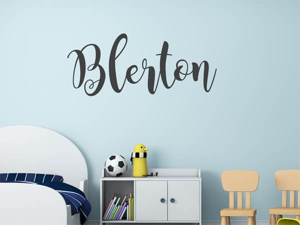Wandtattoo Blerton in Handschrift