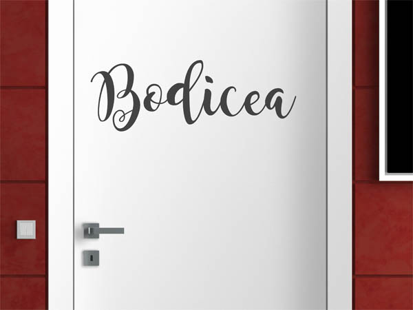 Wandtattoo Bodicea in Handschrift