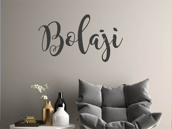 Wandtattoo Bolaji in Handschrift
