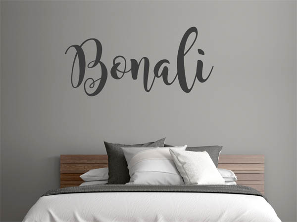 Wandtattoo Bonali in Handschrift
