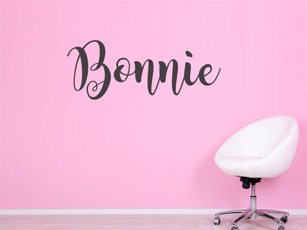 Wandtattoo Bonnie in Handschrift