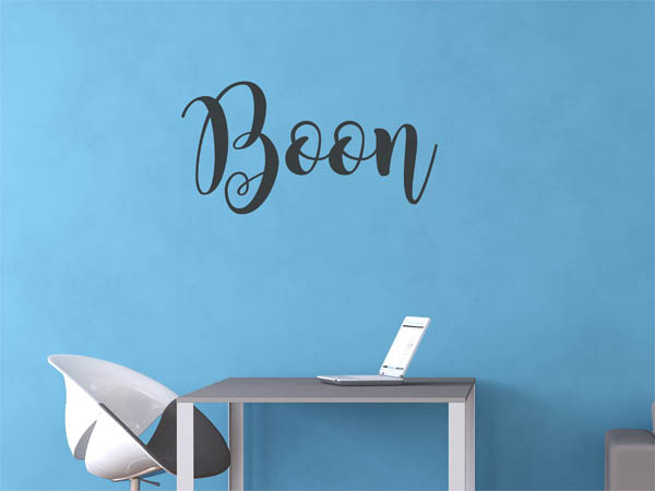 Wandtattoo Boon in Handschrift