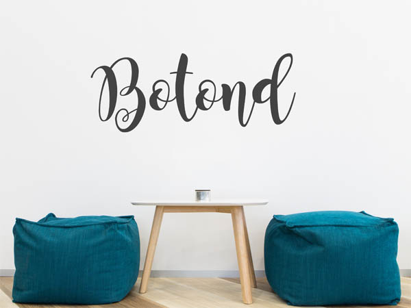Wandtattoo Botond in Handschrift