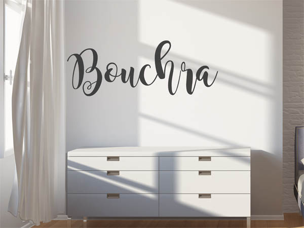 Wandtattoo Bouchra in Handschrift