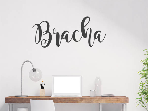 Wandtattoo Bracha in Handschrift